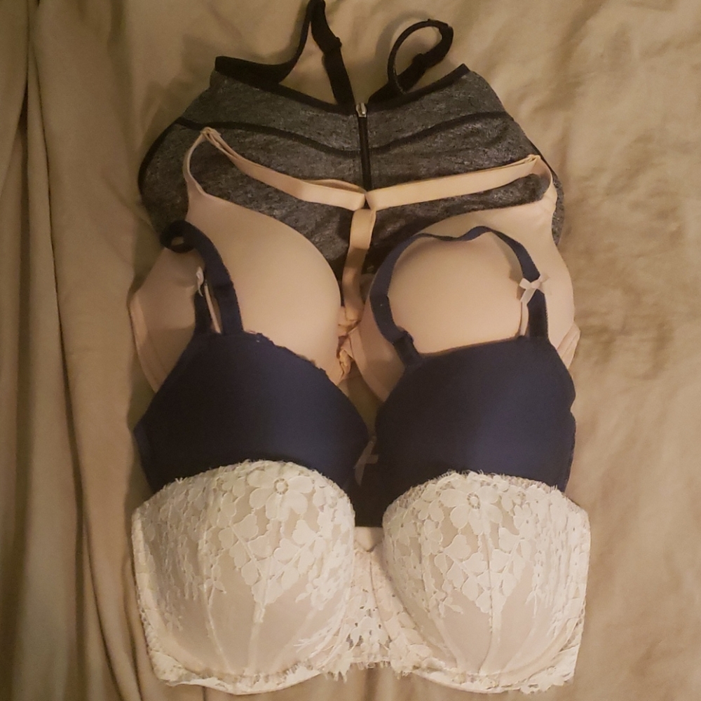 Victoria Secret Bras and 1 Pink Bra